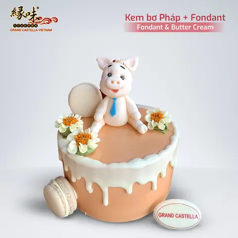 Hình bánh kem bơ Pháp Grand Castella 512