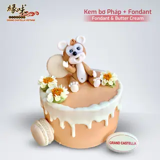 Bánh kem bơ + Fondant mini – ảnh 10