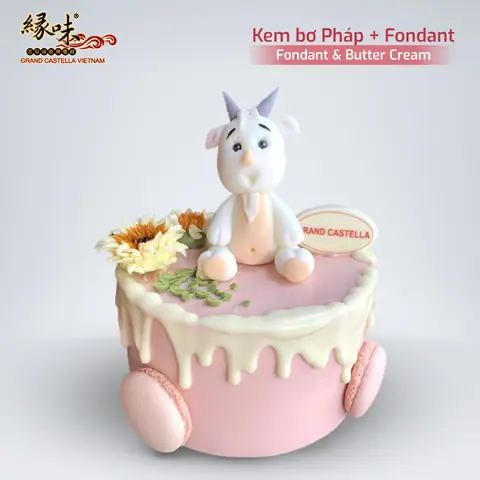 Hình bánh kem bơ Pháp Grand Castella 518