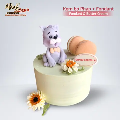 Hình bánh kem bơ Pháp Grand Castella 520