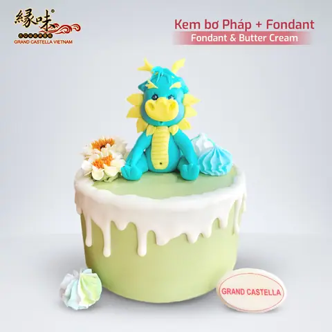 Hình bánh kem bơ Pháp Grand Castella 522