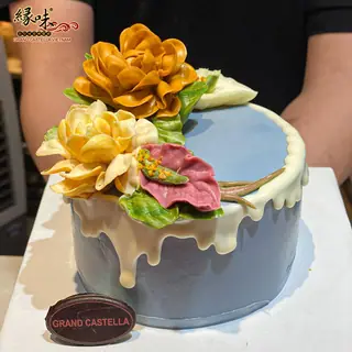 Bánh Kem Bơ Pháp Sinh Nhật Hoa Nghệ Thuật – BKB78 – ảnh 3