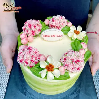 Bánh Kem Bơ Pháp Sinh Nhật Hoa Nghệ Thuật – BKB78 – ảnh 5
