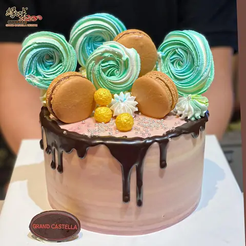 Bánh kem bơ Pháp Macaron Size 16cm