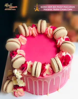 Bánh kem bơ Pháp Macaron Size 20 cm – ảnh 10