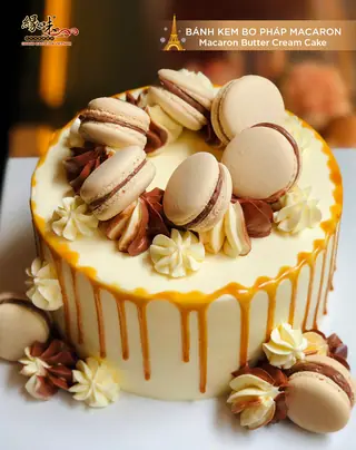 Bánh kem bơ Pháp Macaron Size 16cm – ảnh 10