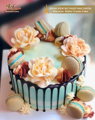 Bánh kem bơ Pháp Macaron Size 16cm – ảnh 7