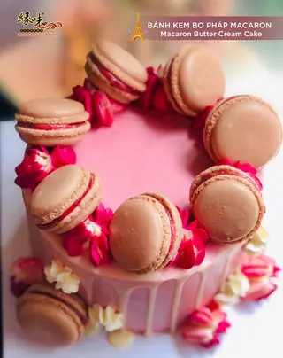 Bánh Kem Bơ Pháp Sinh Nhật Macaron – MCR76 – ảnh 10