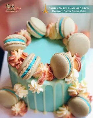 Bánh Kem Bơ Pháp Sinh Nhật Macaron – MCR87 – ảnh 10