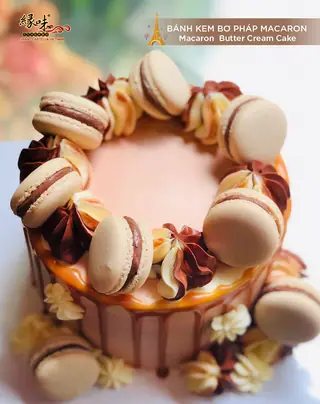 Bánh Kem Bơ Pháp Sinh Nhật Macaron – MCR87 – ảnh 8