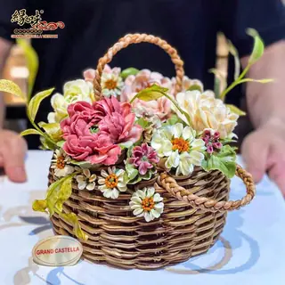 Bánh Kem Bơ Pháp Sinh Nhật Hình Giỏ Hoa Size 20cm – ảnh 10
