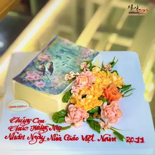 Bánh Kem Bơ Sinh Nhật Hình Quyển Sách Đơn – ảnh 3