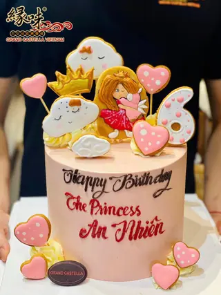 Bánh kem bơ tạo hình The Princess mẫu The Princess Size 18cm – ảnh 4