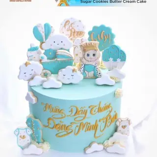 Bánh kem bơ tạo hình The Princess mẫu The Princess Size 18cm – ảnh 10