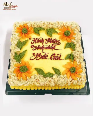 Bánh kem khổ vuông Size 22 cm – ảnh 4