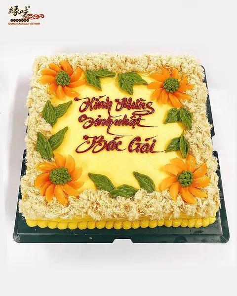 Bánh kem khổ vuông Size 20 cm