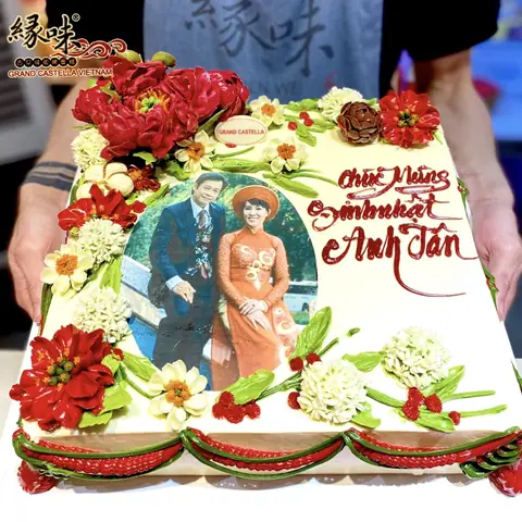 Hình bánh kem bơ Pháp Grand Castella 413