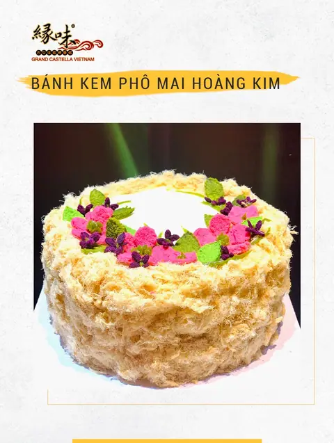 Bánh kem phô mai Hoàng kim Size Mini
