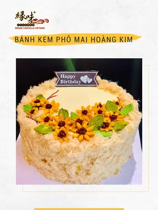 Bánh kem phô mai Hoàng kim Size 16cm – ảnh 9