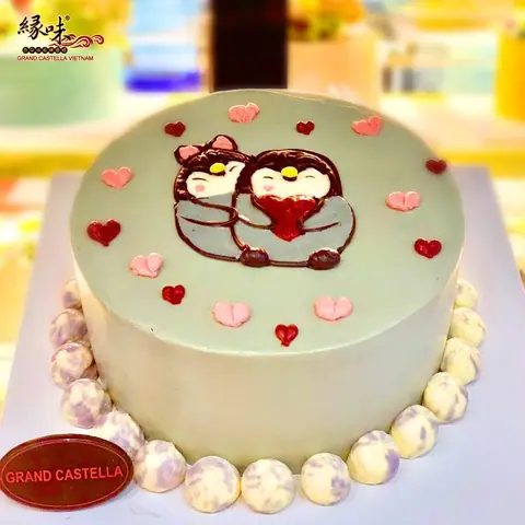 Hình bánh kem bơ Pháp Grand Castella 579