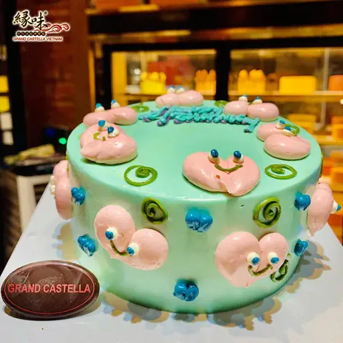 Bánh kem tạo hình icon vui nhộn Size 16cm