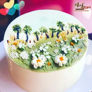 Bánh kem vẽ nghệ thuât – ảnh 5