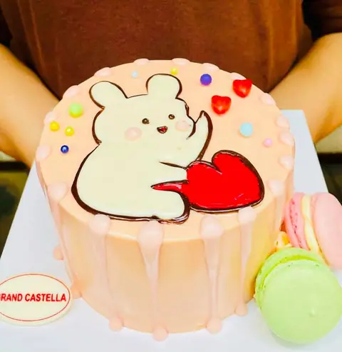 Hình bánh kem bơ Pháp Grand Castella 634