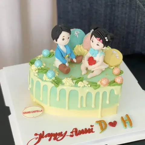Hình bánh kem bơ Pháp Grand Castella 247