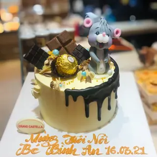 Bánh Kem Bơ Pháp Sinh Nhật + Tạo Hình Fondant Em Bé – BFD84 – ảnh 3