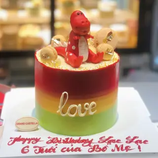 Bánh Kem Bơ Pháp Sinh Nhật + Tạo Hình Fondant Em Bé – BFD84 – ảnh 2