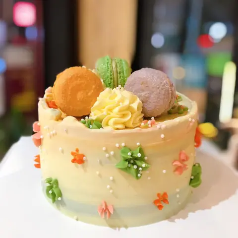Hình bánh kem bơ Pháp Grand Castella 345