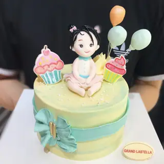 Bánh Kem Bơ Pháp Sinh Nhật + Tạo Hình Fondant – BFD85 – ảnh 1