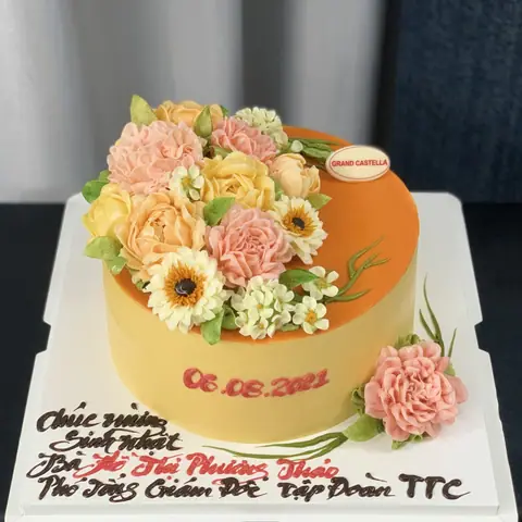 Hình bánh kem bơ Pháp Grand Castella 258