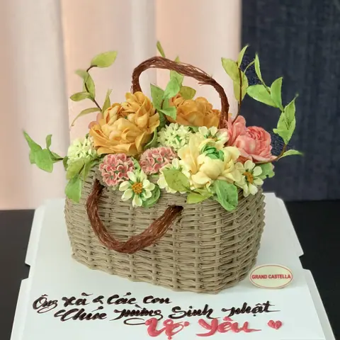 Hình bánh kem bơ Pháp Grand Castella 236