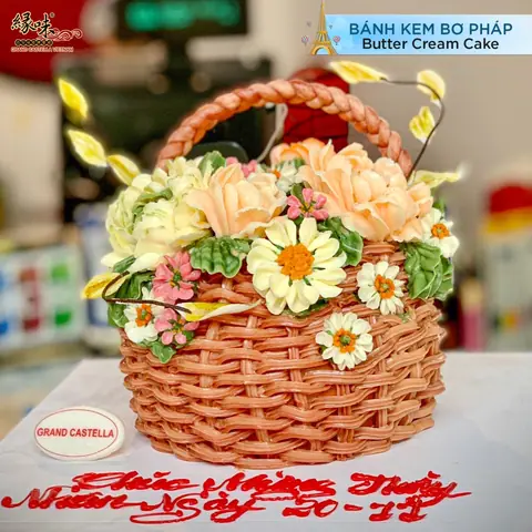 Hình bánh kem bơ Pháp Grand Castella 631