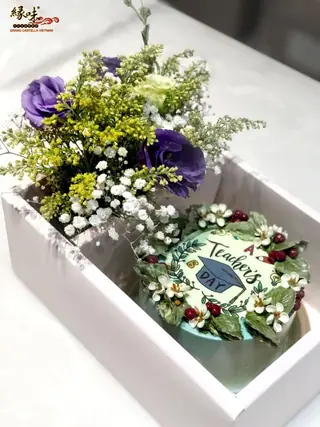 Bánh Kem Bơ Pháp Sinh Nhật kèm Hoa Tươi – Quà Tặng Mẹ, Vợ, Bạn Gái 8/3 – ảnh 5