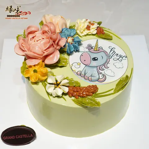 Hình bánh kem bơ Pháp Grand Castella 543