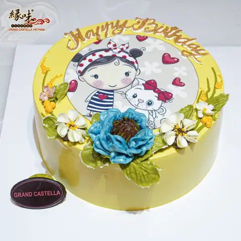 Hình bánh kem bơ Pháp Grand Castella 545