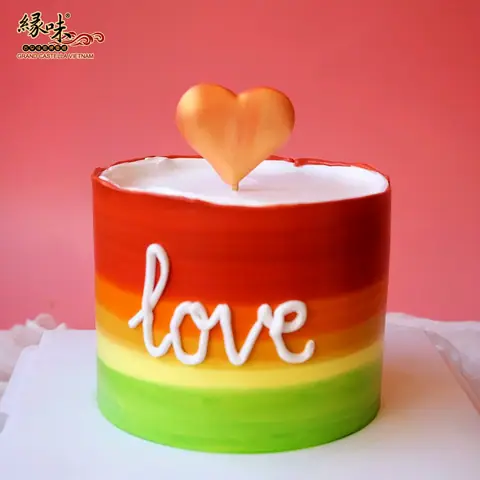 Bánh Kem Bơ Pháp Sinh Nhật Tình Yêu size 15 cao – LOVE75