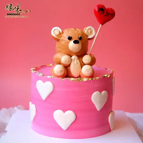 Bánh Kem Bơ Pháp Sinh Nhật Tình Yêu Valentine 8/3 20/10 Size 17cm