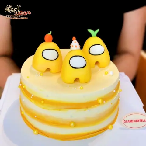 Hình bánh kem bơ Pháp Grand Castella 217