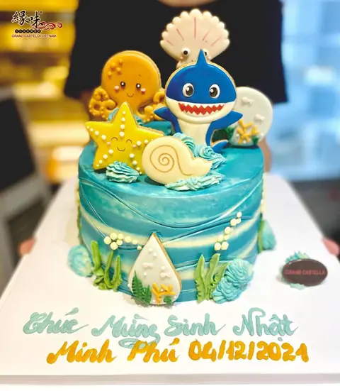 Hình bánh kem bơ Pháp Grand Castella 224