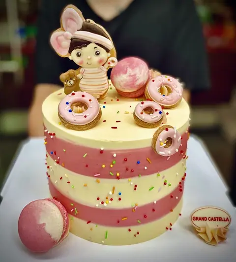 Hình bánh kem bơ Pháp Grand Castella 185