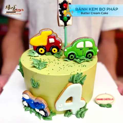 Hình bánh kem bơ Pháp Grand Castella 220