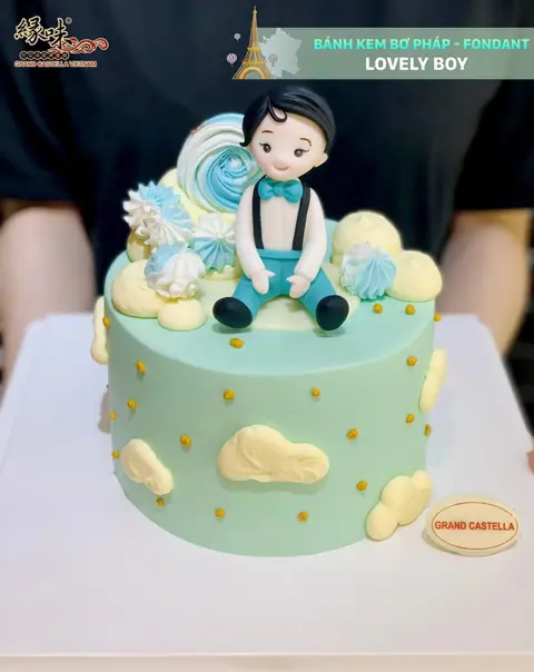 Hình bánh kem bơ Pháp Grand Castella 214
