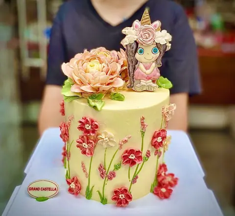 Hình bánh kem bơ Pháp Grand Castella 186