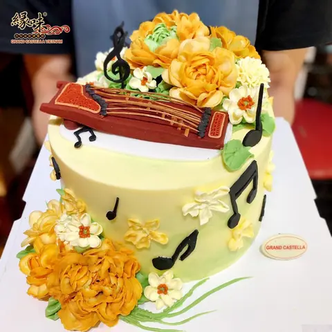 Hình bánh kem bơ Pháp Grand Castella 208