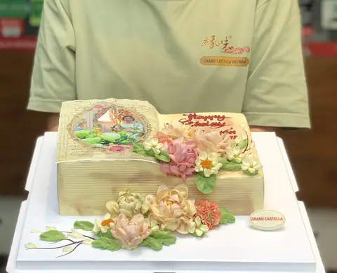 Hình bánh kem bơ Pháp Grand Castella 702