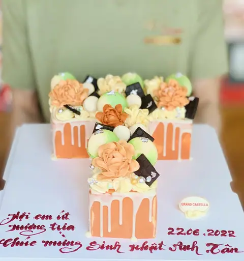 Hình bánh kem bơ Pháp Grand Castella 700