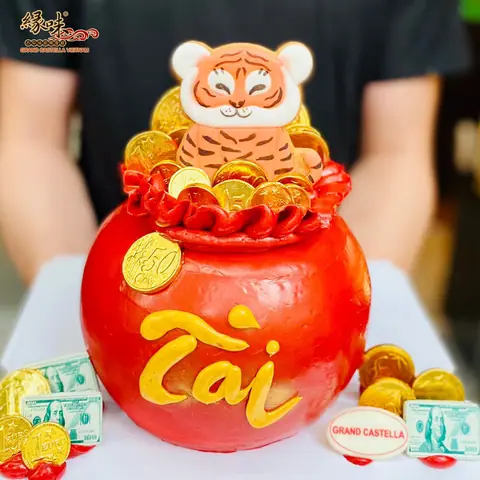 Hình bánh kem bơ Pháp Grand Castella 678